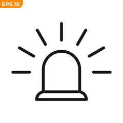 alert icon symbol template for graphic and web design collection logo vector illustration