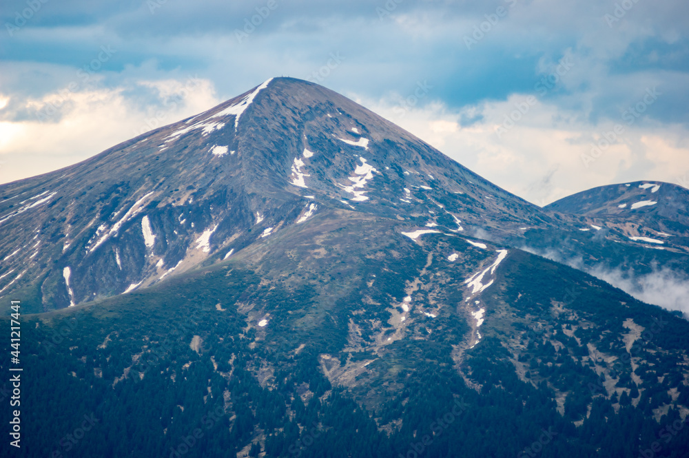 Canvas Prints mount hoverla in the clouds after the rain