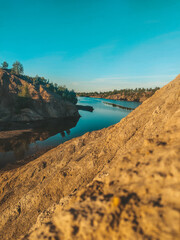 river in the mountains