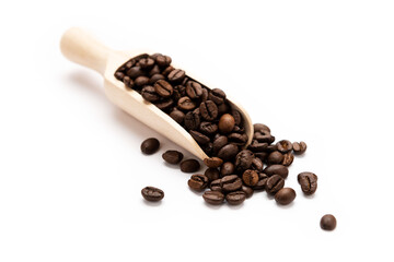 Coffee spoon isolated on white background