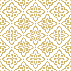 Floral pattern. Wallpaper baroque, damask. Seamless vector background. Graphic modern pattern.