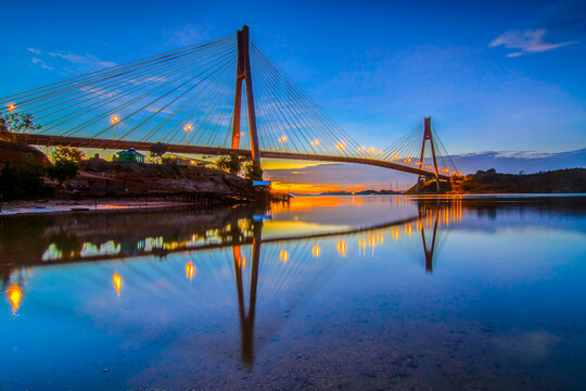 barelang brige on the sea