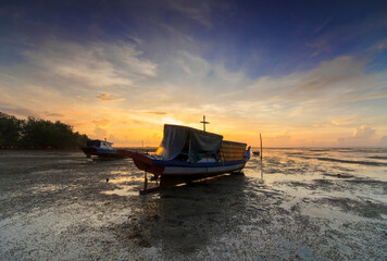 boat on the beach