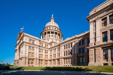 Fototapeta na wymiar Texas State Capitol Building in Austin, TX, USA,