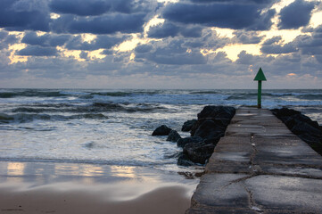 Mimizan, Zatoka Biskajska, Atlantyk, Francja © podlaski49