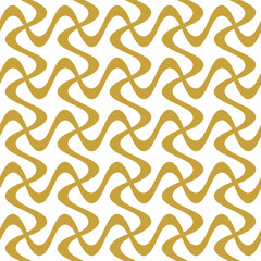 Seamless waves geometric background. Abstract vector Illustration. Simple graphic design. Pattern for textile printing, packaging, wrapper, etc.