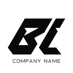 Obraz premium BL, B L, LB,L B, Abstract Letters Logo Monogram.
