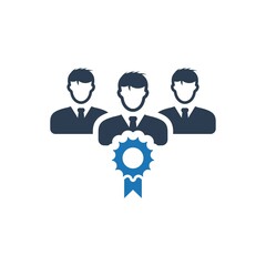 Fototapeta premium Winner group icon