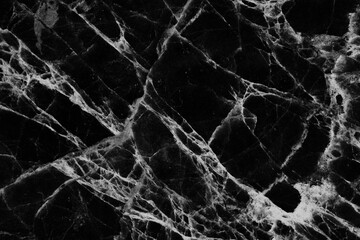 Abstract dark background. Patterned natural of black and white marble texture.