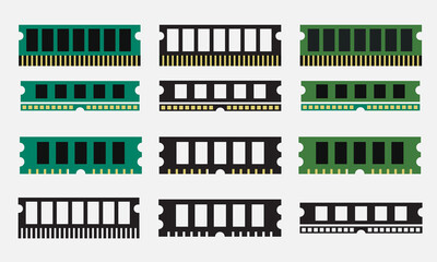 RAM,RAM icon,RAM vector,random access memory,random access memory vector,random access memory icon
