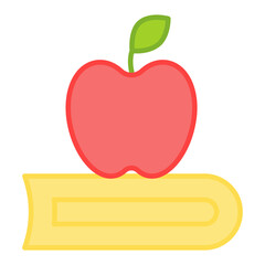 A flat vector design of healthy knowledge