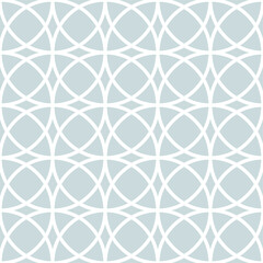 Abstract geometric pattern with round shape Gray and white seamless vector background.