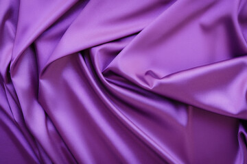 Obraz premium Elegant soft abstract blue pink background. Delicate silk waved fabric with copy space for design projects