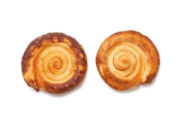 Tasty puff isolated on a white background.