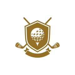 Poster sports style logo, golf tournament classic. © iskandharseno