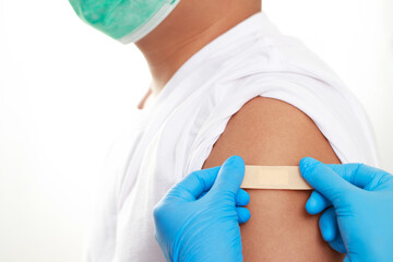 Man get vaccinated for social immunization.