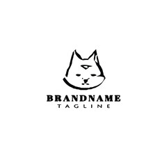 cat logo design template icon vector illustration