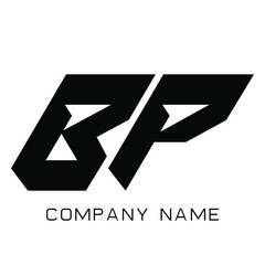 
BP B P Letter Logo Design. Creative Modern B P Letters icon vector .