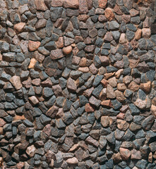 Naklejka premium Old Medieval Stone Wall Background Texture