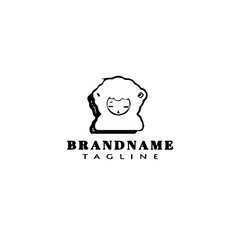 sheep logo icon design template vector illustration