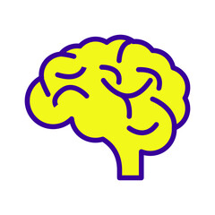 Brain icons symbol vector elements for infographic web