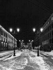 Classical architecture of St. Petersburg.