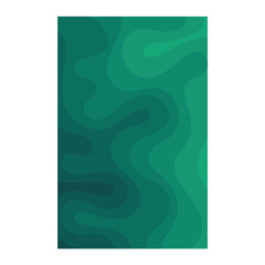 Abstract green background. Hand drawn unreal paper cut vector illustration. Part of set.