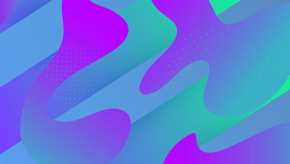 Modern Poster. Cool Landing Page. Flow Liquid Shape. Rainbow Layout. Creative Composition. Futuristic Journal. Pink Bright Flyer. Hipster Paper. Violet Modern Poster