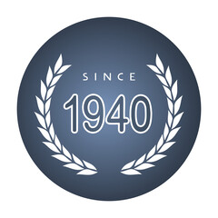 Since 1940 year anniversary celebration