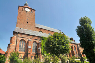Fototapeta na wymiar Kościół Matki Bożej Częstochowskiej w Darłowie