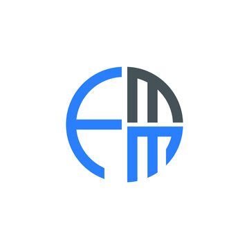 FMM logo FMM icon FMM vector FMM monogram FMM letter FMM minimalist FMM triangle FMM hexagon Circle Unique modern flat abstract logo design 