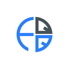 FQQ logo FQQ icon FQQ vector FQQ monogram FQQ letter FQQ minimalist FQQ triangle FQQ hexagon Circle Unique modern flat abstract logo design 