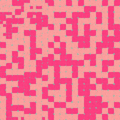Abstract Geometric Pattern generative computational art illustration