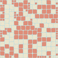 Fototapeta premium Abstract Geometric Pattern generative computational art illustration