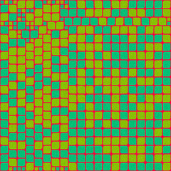 Abstract Geometric Pattern generative computational art illustration