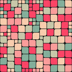 Abstract Geometric Pattern generative computational art illustration