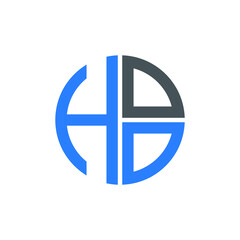 HOO logo HOO icon HOO vector HOO monogram HOO letter HOO minimalist HOO triangle HOO hexagon Circle Unique modern flat abstract logo design 