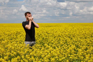 Seasonal allergies to flowers and pollen and bloom.