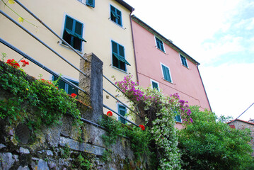 Il comune di Framura in provincia di La Spezia, Liguria, Italia.