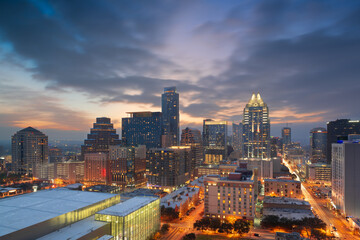 Austin, Texas, USA Downtown Cityscape