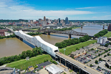 Brent Spence Bridge Over Ohio River in Cincinnati Painting and Maintenance