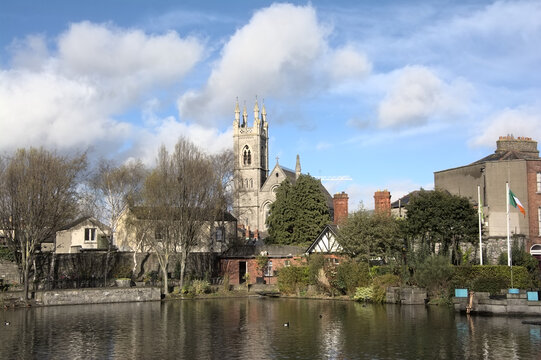 Blessington Street Basin, Dublin. an old drinking water reservoir, now a public city park 