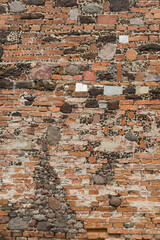 Red brick wall background good for textures and wallapers