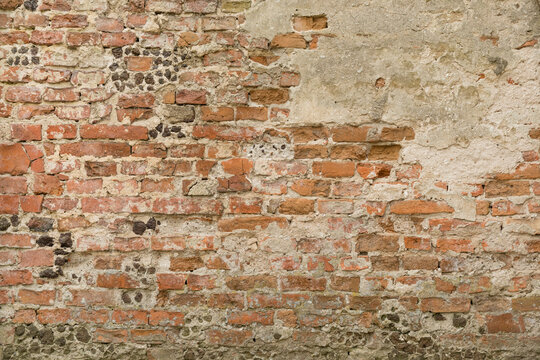 Red brick wall background good for textures and wallapers