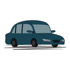 Fototapeta na wymiar Isolated car icon automobile transport