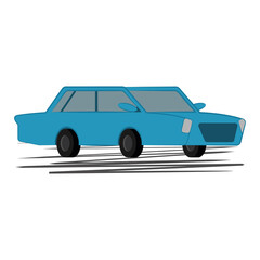 Isolated car icon automobile transport