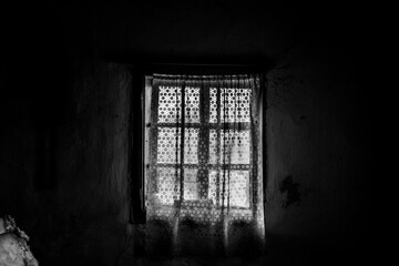 old prison window