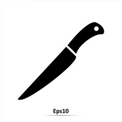 Knife icon. Vector illustration. Eps10