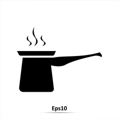 Coffee maker icon. Vector illustration