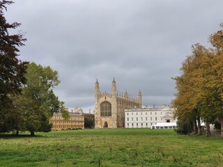 Cambridge College in the autumn